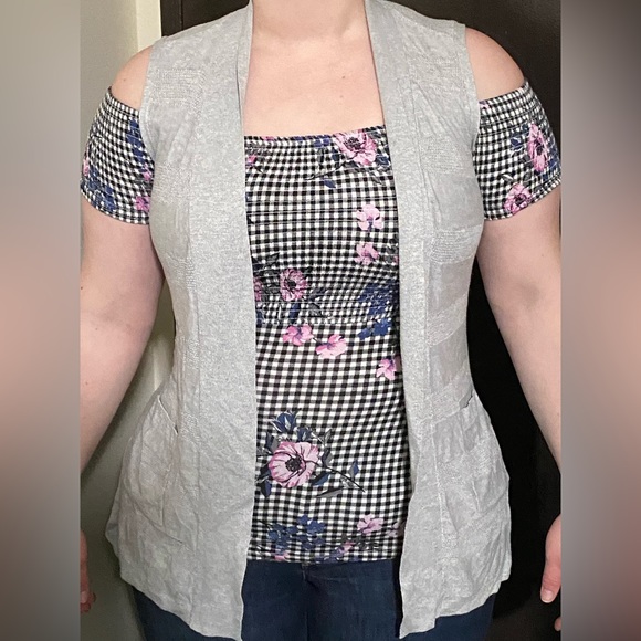 Light grey knitted vest - Picture 4 of 5